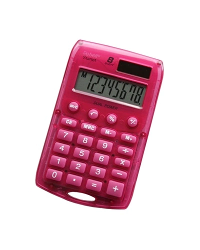 Kalkulačka REBELL STARLET růžová