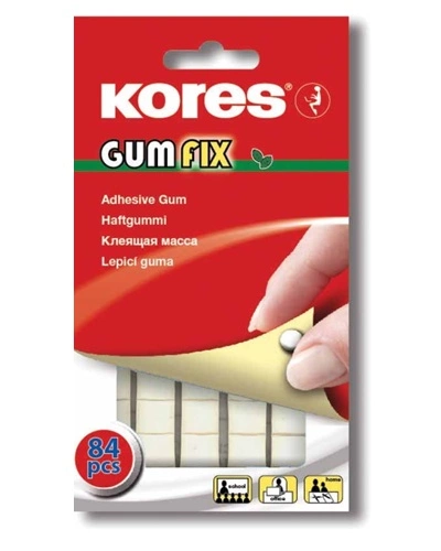 Lepící guma KORES GUMFIX 50g, 84ks