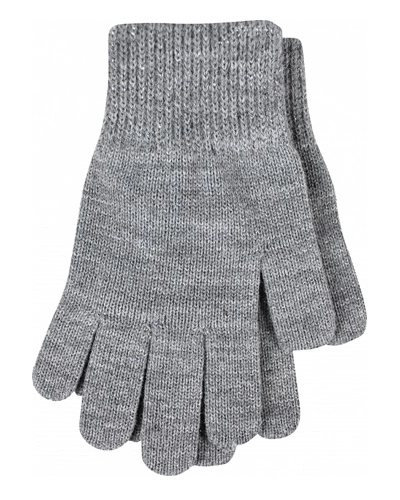 Pletené rukavice VIVARO šedo-stříbrná