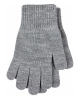 Pletené rukavice VIVARO šedo-stříbrná