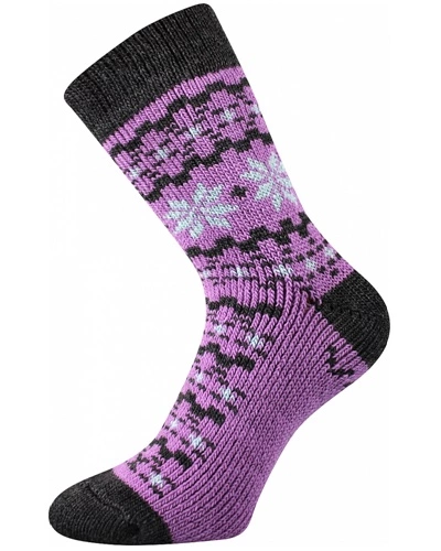 Ponožky Trondelag, fialová