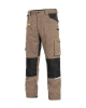 Kalhoty pánské montérkové CXS STRETCH, béžové/černé