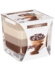 Svíce vonná tříbarevná ve skle, 170g, coffee.jpg