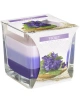 Svíce vonná tříbarevná ve skle, 170g, violet - fialka.jpg