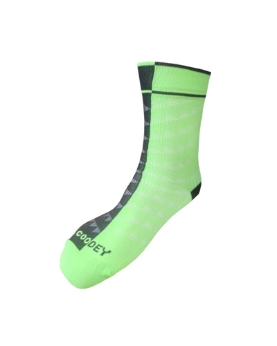 Ponožky COODY kompresní, černá-zelená