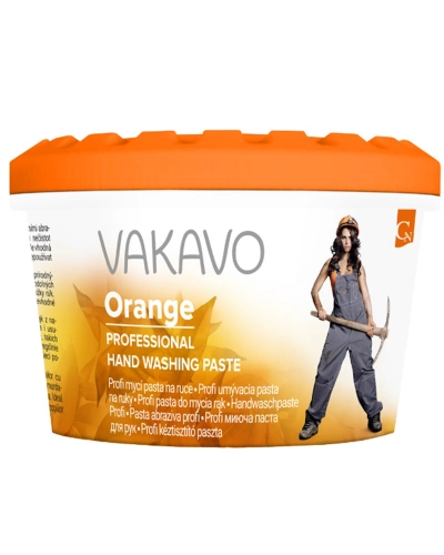 Pasta mycí, VAKAVO ORANGE PROFI, na ruce, 600g.jpg