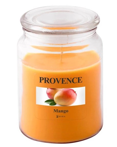 Svíce vonná ve skle s víčkem, Mango, 510 g.jpg