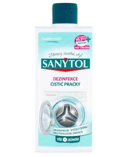Sanytol, Dezinfekce čistič pračky, 250 ml