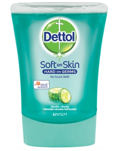 Dettol, tekuté mýdlo do bezdotykového dávkovače, NN, 250 ml, Okurka.jpg