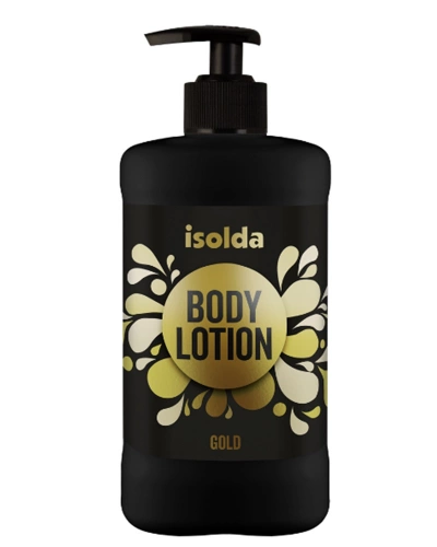 Mléko tělové, ISOLDA, Gold, body lotion, 400 ml.jpg