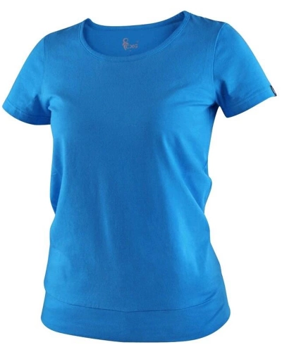 Tričko dámské CXS EMILY, azurově modrá.jpg