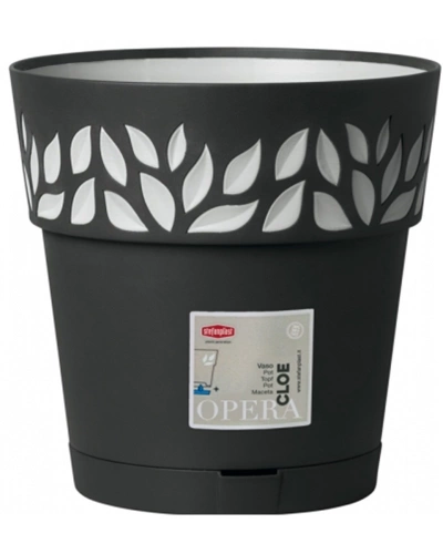 Květináč CLOE samozavlažovací plastový d20x19cm antracit.jpg