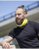Šátek multifunkční CREATRON, černá-zelená