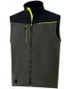 Bunda pánská softshell SOCCIA, 2v1, khaki-černá