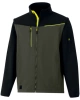 Bunda pánská softshell SOCCIA, 2v1, khaki-černá