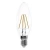 LED žárovka Filament Candle A++ 4W E14 neutrální bílá