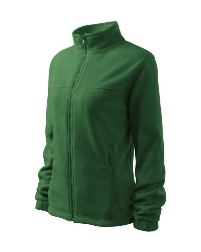 Mikina dámská fleece Jacket  - lahvově zelená