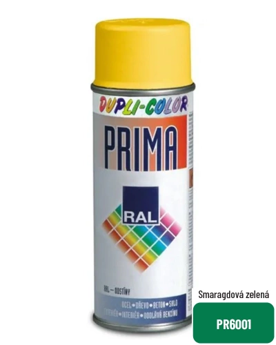Spray PRIMA ral 6001 smaragdová zelená