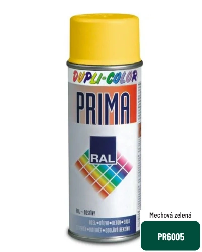 Spray PRIMA ral 6005 mechová zelená