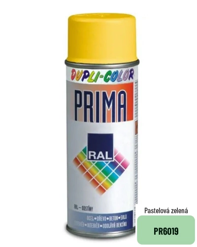 Spray PRIMA ral 6019 pastelová zelená