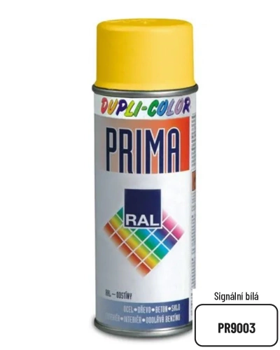 Spray PRIMA ral 9003 signální bílá