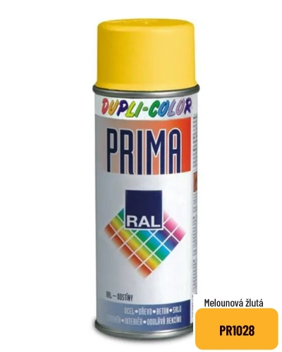 Spray PRIMA ral 1028 melounová žlutá