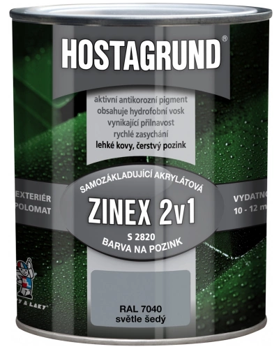 ZINEX 2v1 S2820 7040 světle šedý