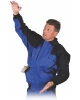 Pánská monterková bunda - Středně modrá