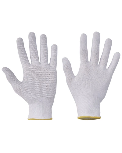 BUSTARD Evo rukavice+PVC terč bílá
