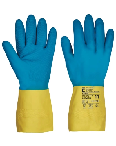 CASPIA rukavice latex-neopren