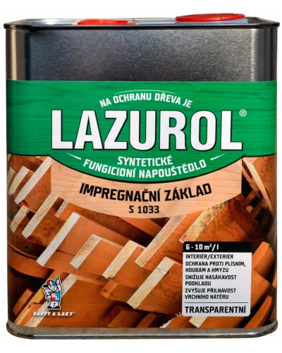Lazurol S1033 impregnační základ čirý, 2,5 l