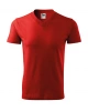 Unisexové tričko V-NECK - červená