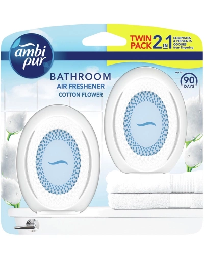 Ambi Pur Bathroom  2x7,5ml  Cotton Flower