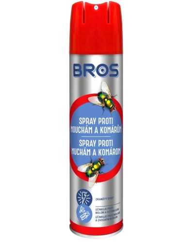 Bros spray proti mouchám a komarům 400ml