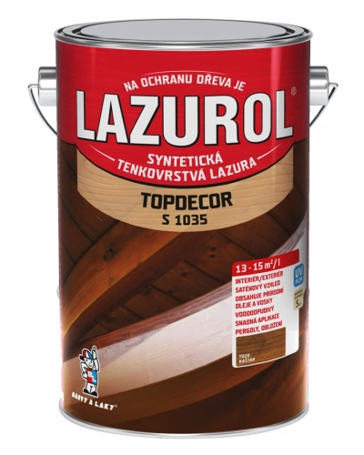 Lazurol Topdecor S1035 T020 kaštan 4,5l