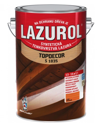 Lazurol Topdecor S1035 T080 mahagon 4,5l