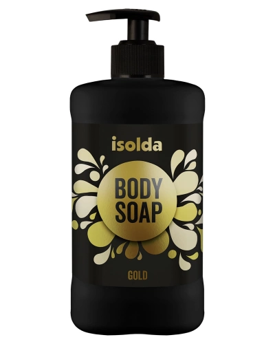 Mýdlo tělové ISOLDA GOLD 400ml s pumpičkou