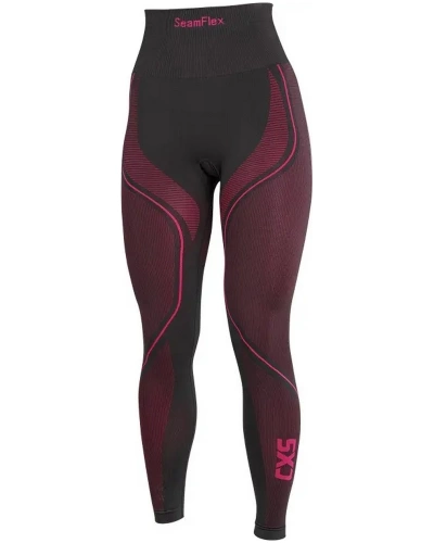 Spodky CXS SeamFlex LADY, dámské, funkční, černo-růžové 4.jpg