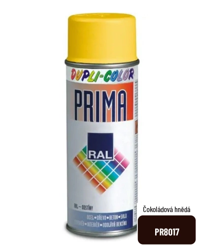 Spray PRIMA ral 8017 čokoládová hnědá
