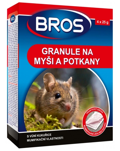 Bros granule -potkani + myši 140g