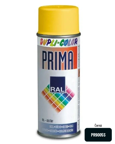 Spray Prima Ral polomatný 9005