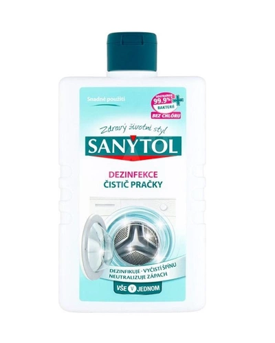 Dezinfekce SANYTOL, čistič pračky, 250ml