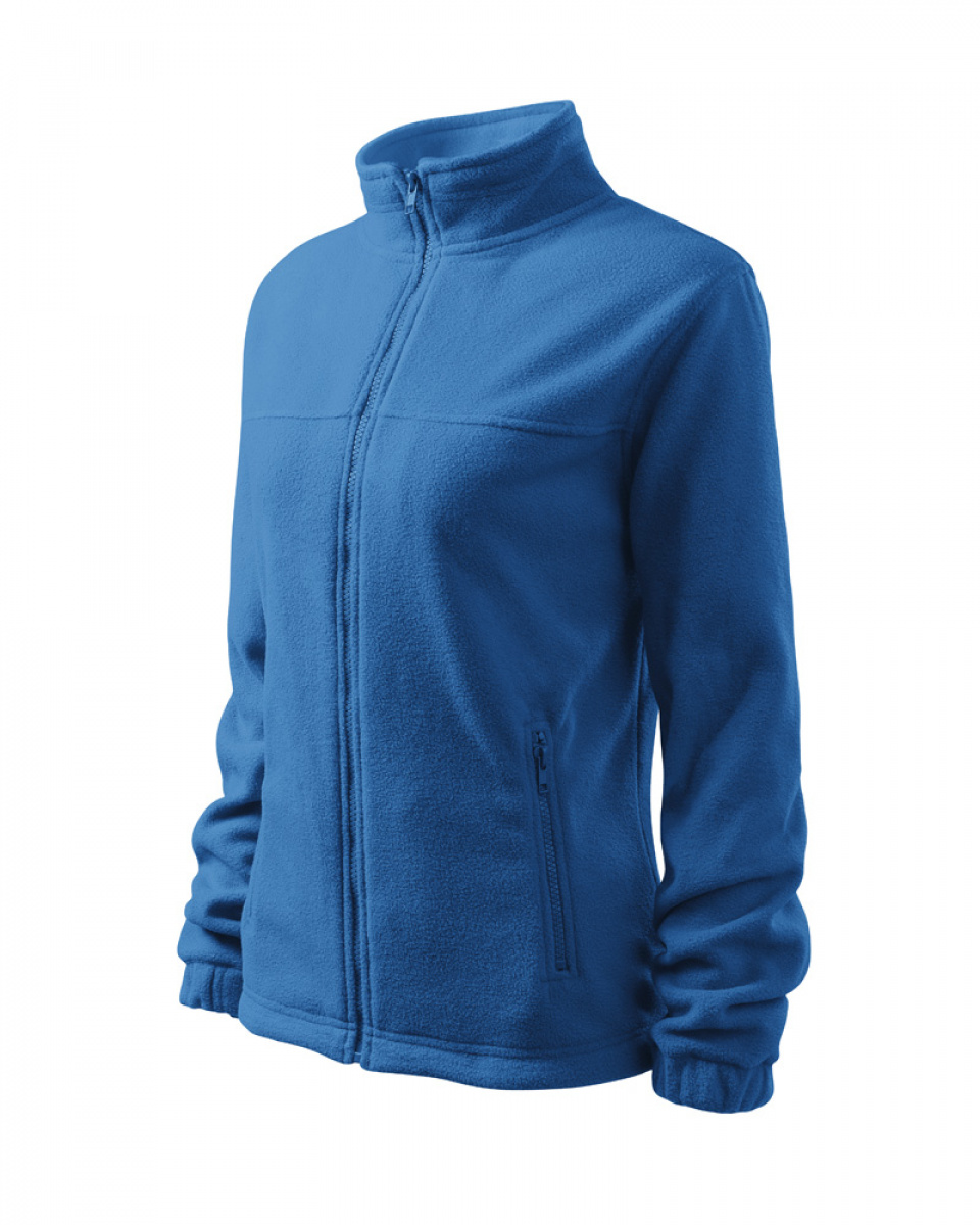 Levně Mikina dámská fleece Jacket 504 - XS-XXL - azurově modrá