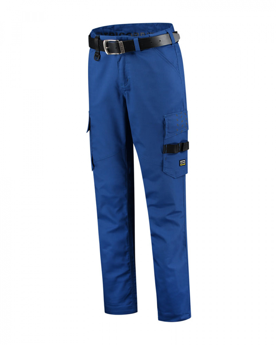 Levně Pracovní kalhoty unisex WORK PANTS TWILL T64 - královská modrá
