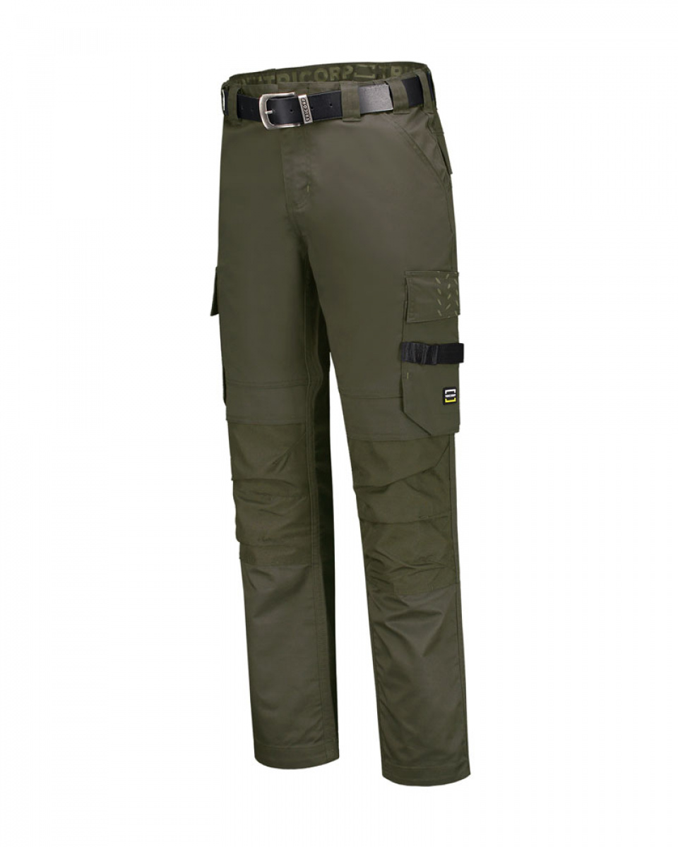 Levně Pracovní kalhoty unisex WORK PANTS TWILL CORDURA T63 - army