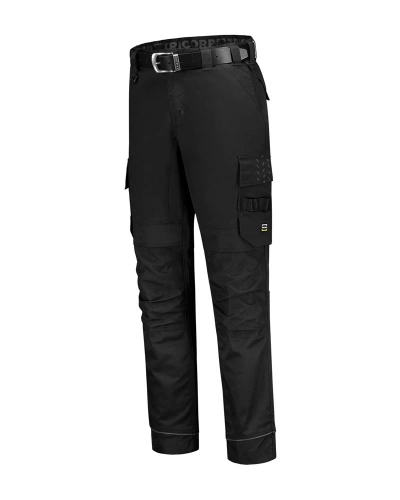 Unisex kalhoty WORK PANTS TWILL STRETCH - černá
