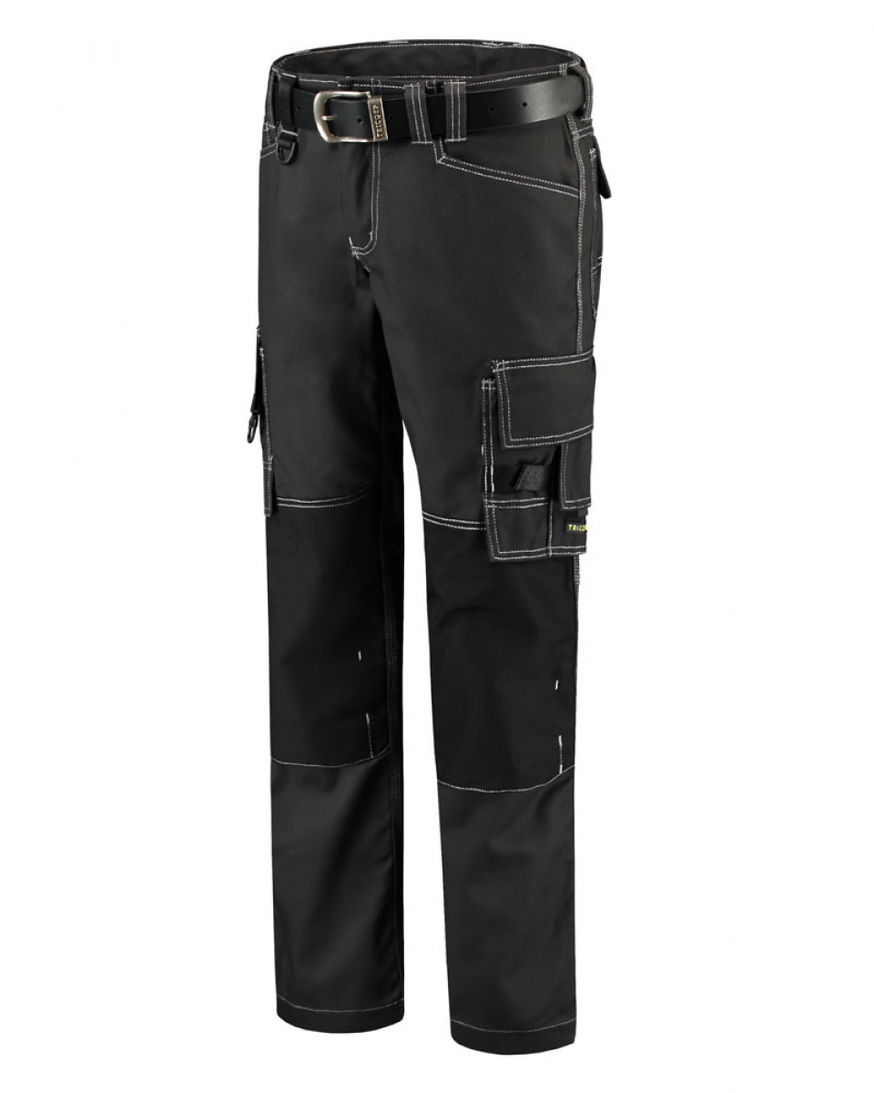 Levně Pracovní kalhoty unisex CANVAS WORK PANTS T61 - tmavě šedá
