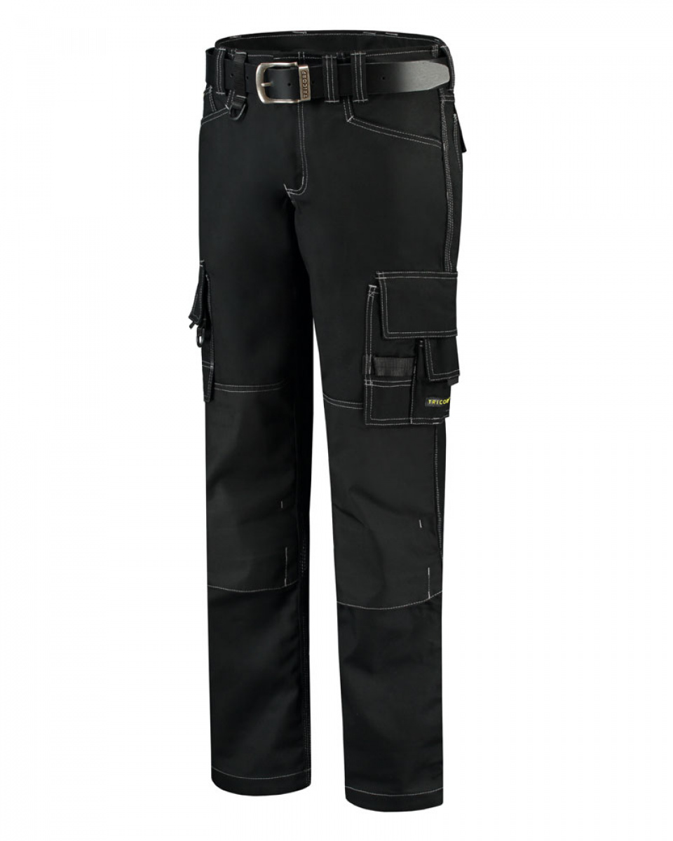Levně Pracovní kalhoty unisex CANVAS WORK PANTS T61 - černá
