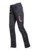 Kalhoty PAS FLORET - černo/růžové