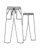 Unisexové kalhoty 2506 - nákres